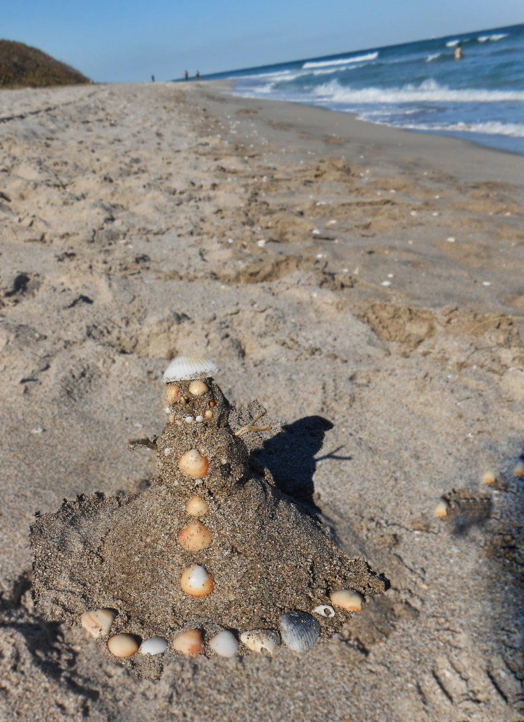 Sand Snowman