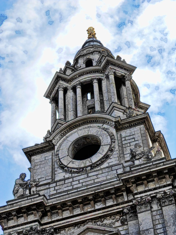 St.Pauls Cathedral Detail Sketch London